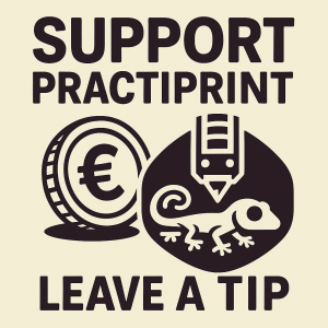 PractiPrint Support – Trinkgeld & Dankeschön