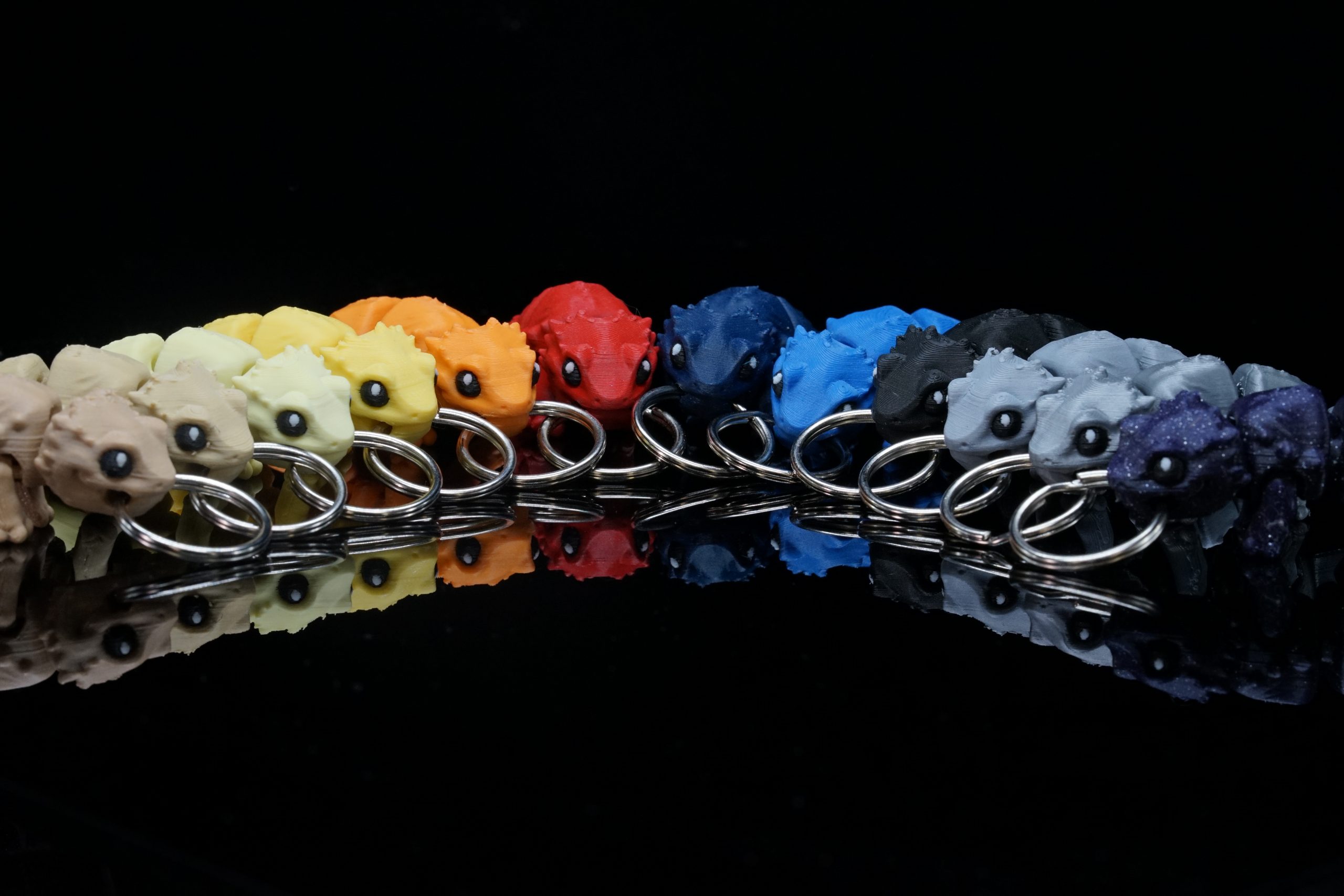 Bartagamen-Schlüsselanhänger